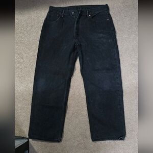 Levi's Men's Black Relaxed Jeans